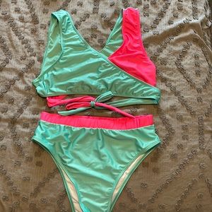 Crisscross Shein Swimsuit